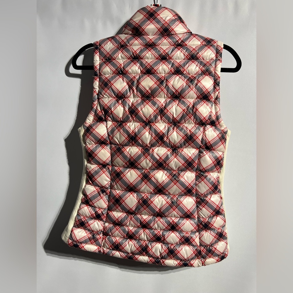 Tommy Hilfiger Red and Cream Checkered Vest - Picture 7 of 7